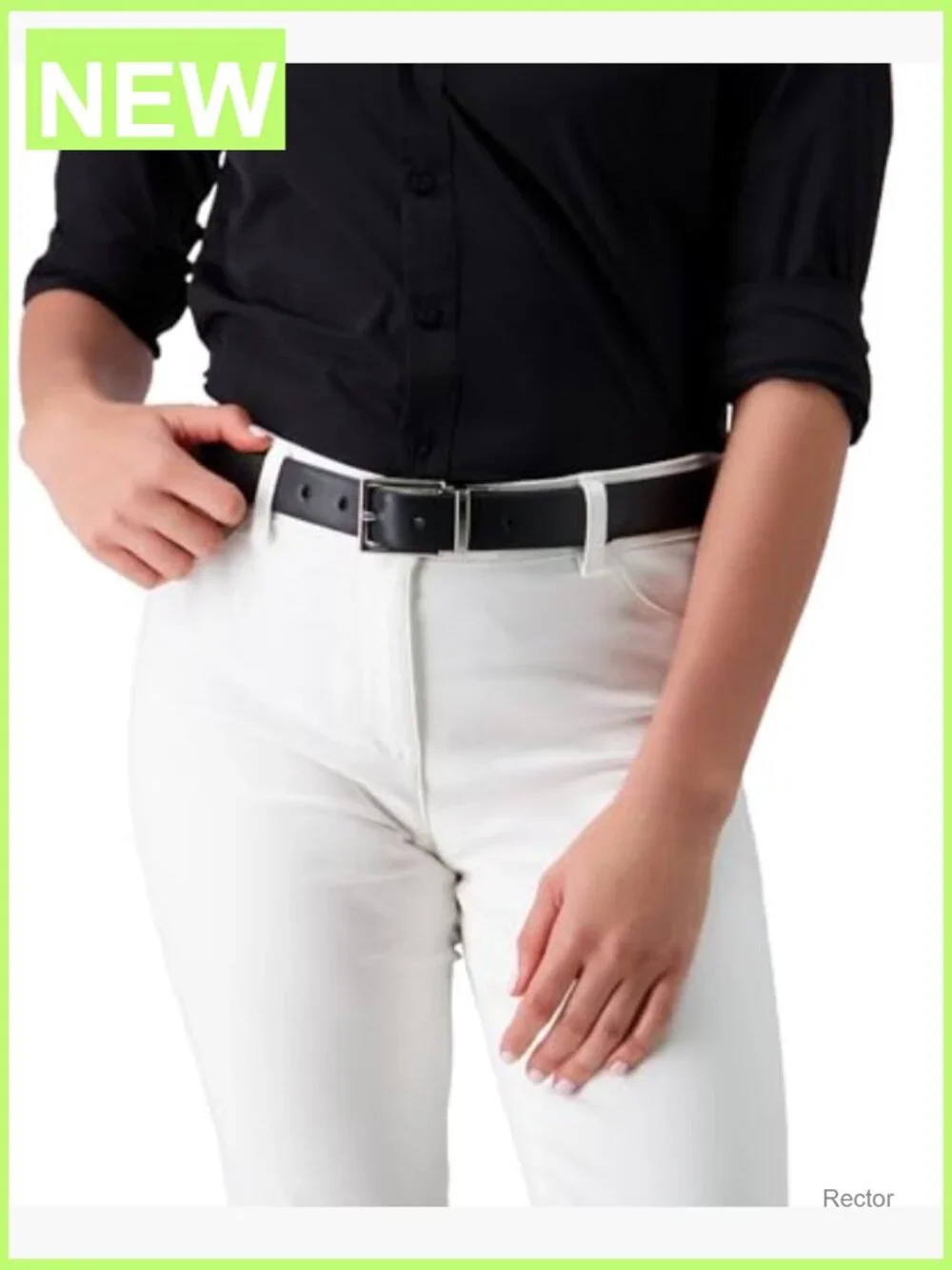 Reversible 2-in-1 Harness Belt for Jeans & Dresses (Black/Brown)